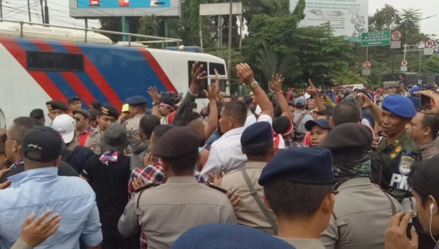 Keriuhan massa pro Ahok (Foto: Aria Pradana/kumparan)