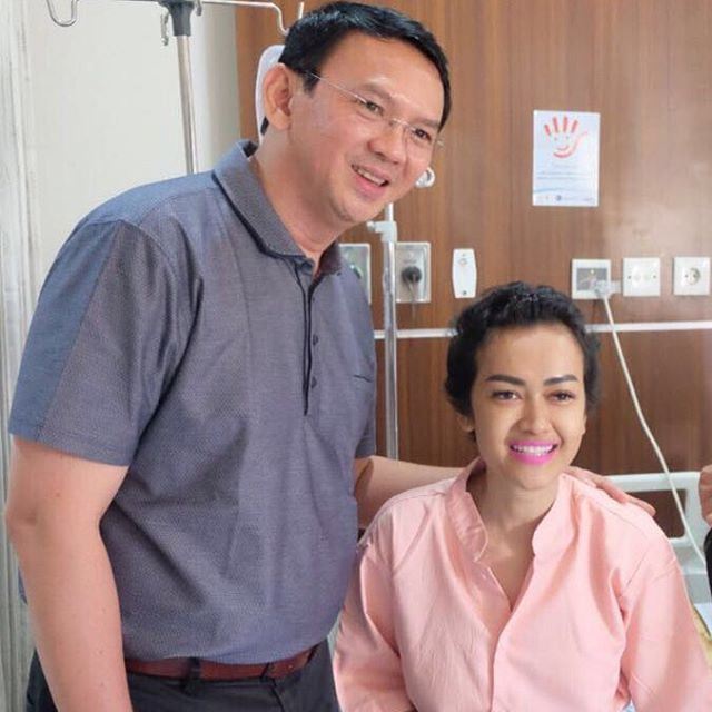 Ahok dan Julia Perez (Foto: Instagram/@basukibtp)