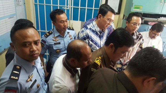 Ahok di Rutan Cipinang menunggu sel (Foto: Dok. Rutan Cipinang)