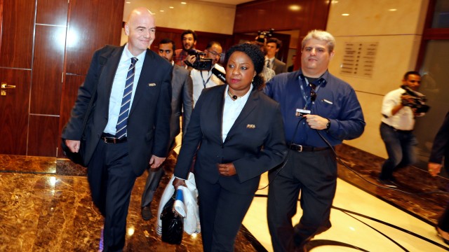 Gianni Infantino & Fatma Samoura Foto: Reuters/Hamad I Mohammad