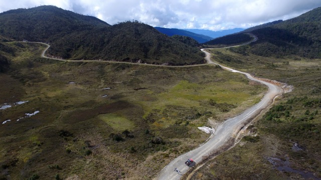 Wamena-Mumugu 284,3 km telah tersambung (Foto: Indrianto Eko Suwarso/ANTARA)