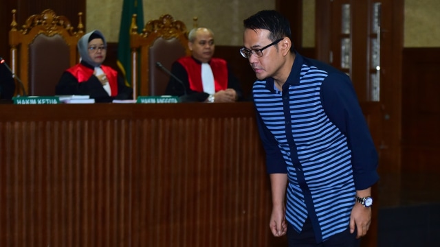 Tuntutan Fahmi Darmawansyah (Foto: Wahyu Putro/Antara)