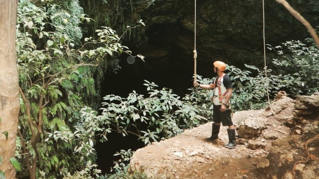 Gua Jomblang, Semanu, Gunungkidul (Foto: Instagram/@terdalam_)