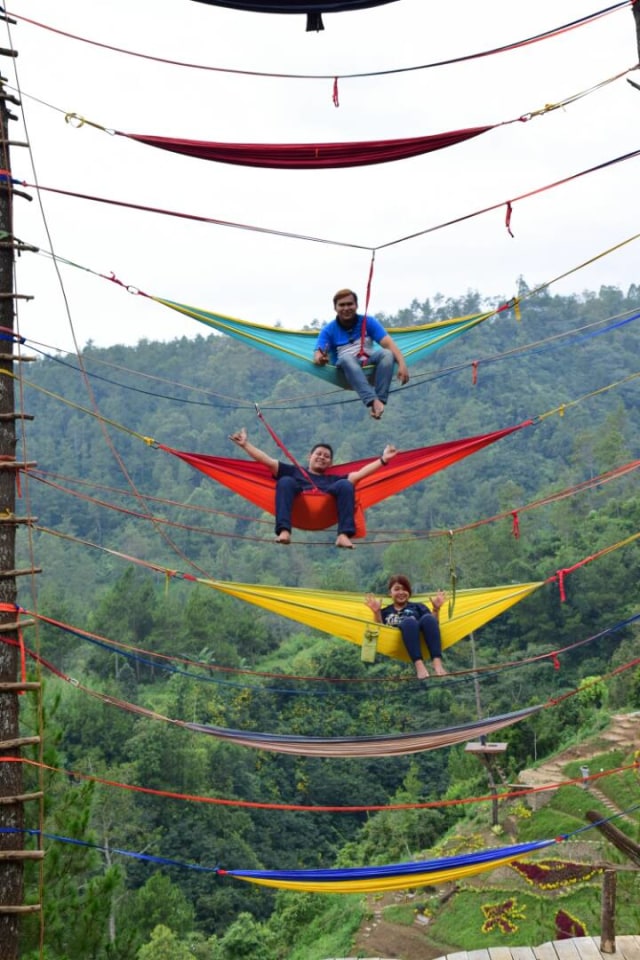 Dwi Sapta berlibur ke Batu, Jawa Timur (Foto: Dok. Dwi Sapta )