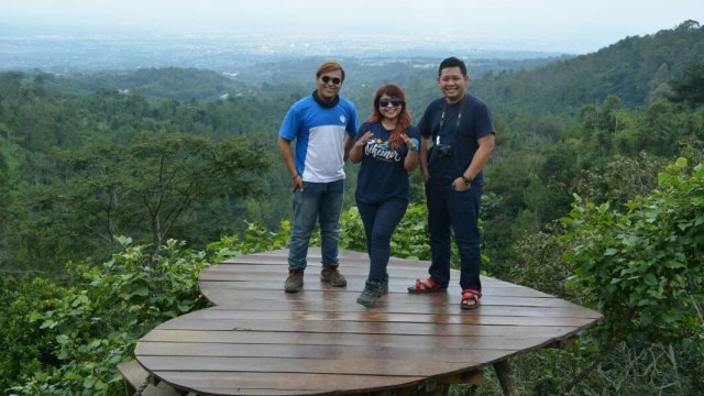 Momen Dwi Sapta berlibur ke Batu, Jawa Timur  (Foto: Dok. Dwi Sapta )