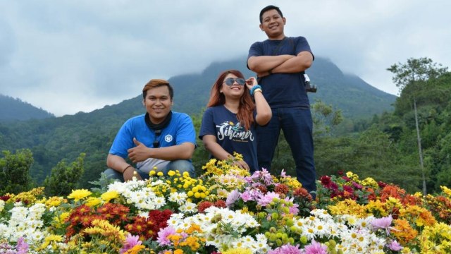 Momen Dwi Sapta berlibur ke Batu, Jawa Timur  (Foto: Dok. Dwi Sapta)