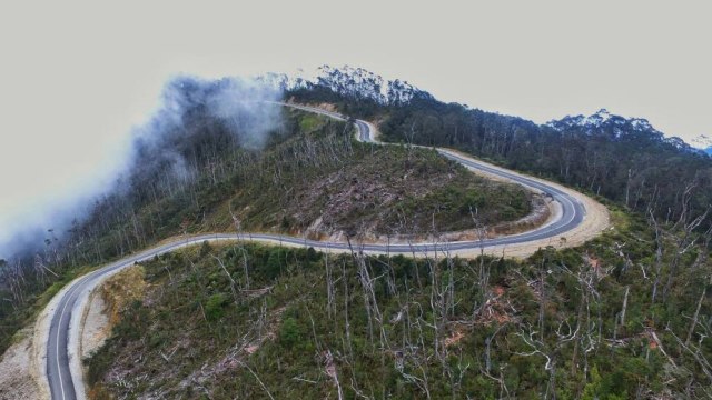 Jalan Trans Papua yang dijajal Jokowi dengan trail (Foto: Dok. Kementerian PU)
