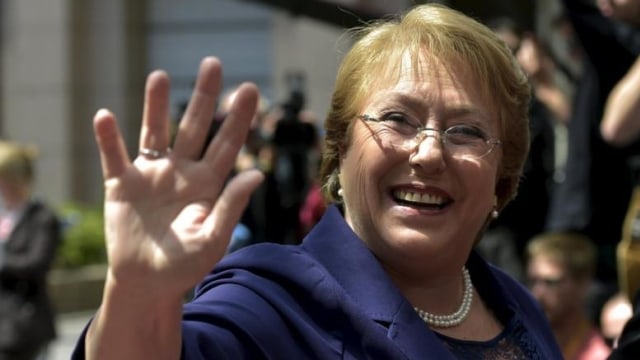 Presiden Chile Michelle Bachelet  Foto: REUTERS/Eric Vidal