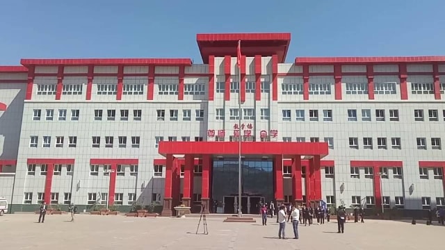 Sekolah bagi anak-anak minoritas Xinjiang. (Foto: Wisnu Prasetiyo/kumparan)