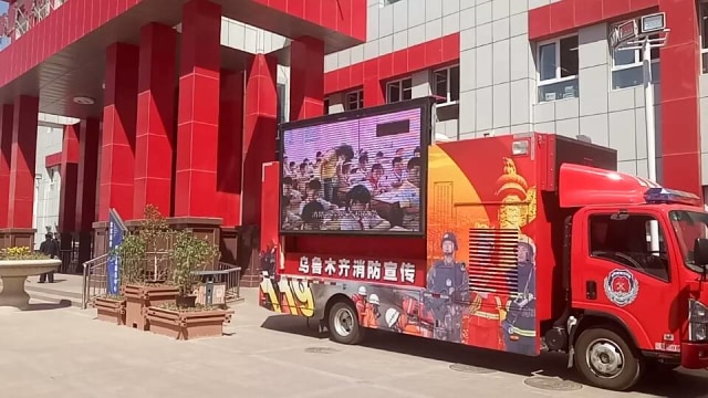 Sekolah bagi anak-anak minoritas Xinjiang. (Foto: Wisnu Prasetiyo/kumparan)