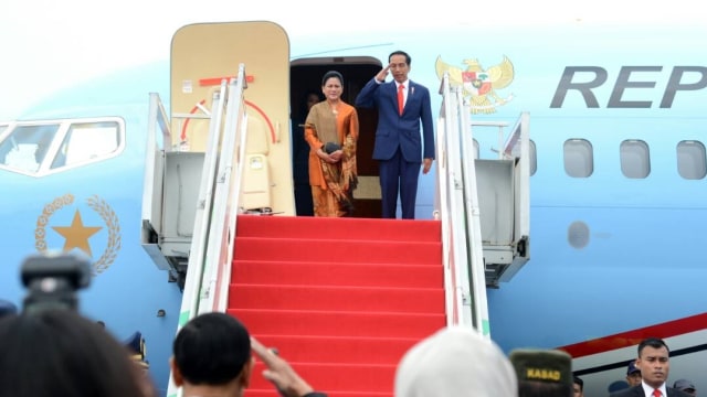 Keberangkatan Jokowi ke Beijing. (Foto: Dok. Biro Sepres)