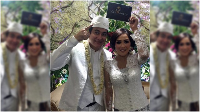 Pernikahan Adjie Pangestu dan Novita Petria (Foto: Dok. Ceremony Wedding Organizer)