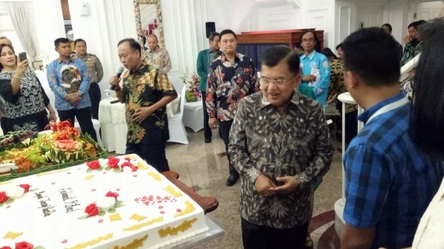 Perayaan ulang tahun Jusuf Kalla (Foto: Kevin Kurnianto/kumparan)