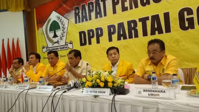 DPP Golkar gelar rapat pleno (Foto: Fahrian Saleh/kumparan)