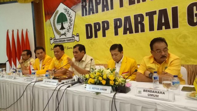DPP Golkar gelar rapat pleno (Foto: Fahrian Saleh/kumparan)