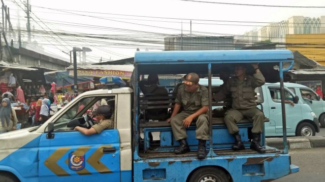 Penertiban kawasan Pasar Tanah Abang (Foto: Nadia Riso/kumparan)