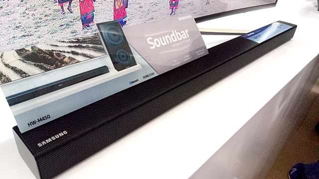 Samsung Soundbar. (Foto: Rini Friastuti/kumparan)