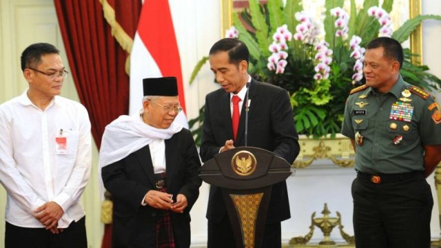 Jokowi bertemu tokoh lintas agama (Foto: Biro Pers, Media, dan Informasi Sekretariat Presiden)