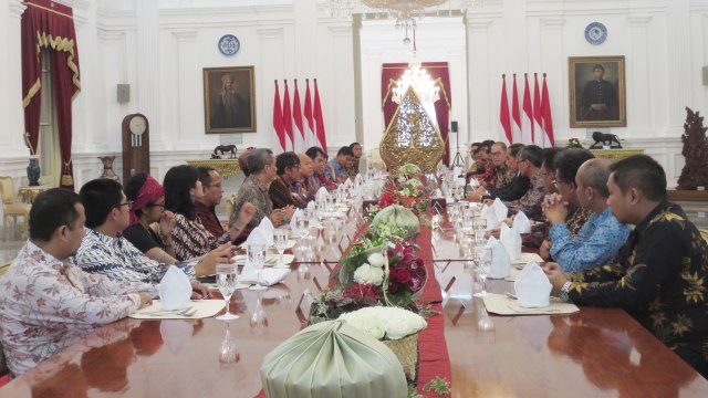 Jokowi adakan pertemuan dengan Pimred media (Foto: Yudhistira Amran/kumparan)