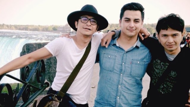 Andy, Jordan dan Maky di Niagara Falls (Foto: Instagram @jordannorkett)