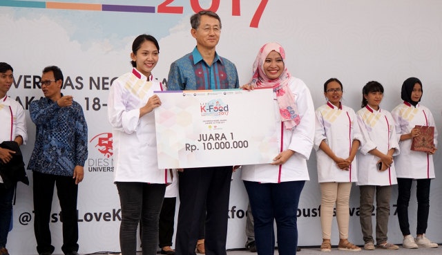 Pemenang pertama Hansik Contest. (Foto: Niken Nurani/kumparan)