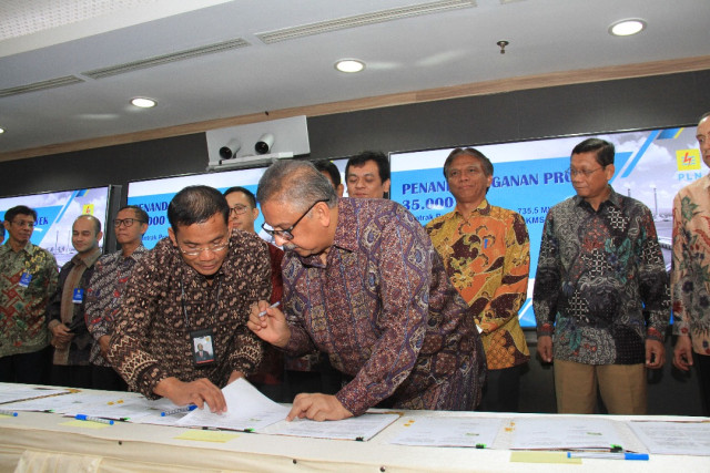 PLN Teken 8 Proyek 35.000 MW Senilai Rp 7,2 T (Foto: Edy Sofyan/kumparan)