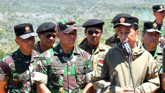 Presiden Joko Widodo di Natuna, Kepulauan Riau (Foto: Dok. Biro Pers, Media, dan Informasi Sekretariat Presiden)