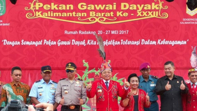 Gawai Dayak (Foto: Dok. Humas Polda Kalbar)