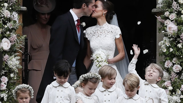 Pernikahan Pippa Middleton (Foto: AP Photo/Kirsty Wigglesworth, Pool)
