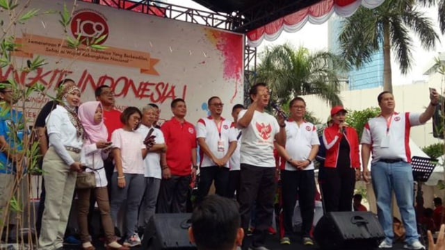 Afi bersama Rudiantara di CFD, Jakarta (Foto: Fahrian Saleh/kumparan)