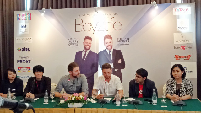 Konferensi pers Boyzlife (Foto: Amanaturrosyidah/kumparan)