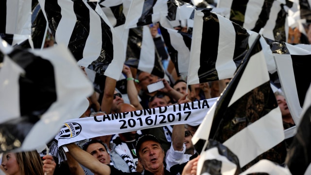 Juventus, juara Serie A musim ini. (Foto: Reuters/Giorgio Perottino)