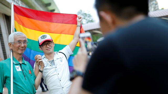 Ilustrasi gay (Foto: REUTERS/Tyrone Siu)
