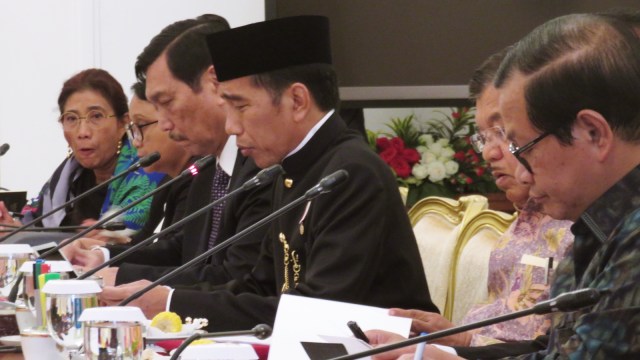 Ratas Kabinet Soal OBOR di Istana Bogor. (Foto: Yudhistira Amran Saleh/kumparan)