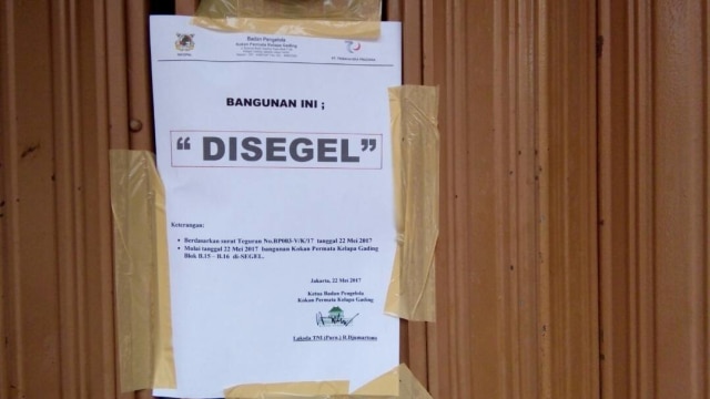 Bangunan eks pesta gay disegel (Foto: Diah Harni/kumparan)
