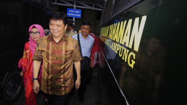 Bambang Kurniawan usai sidang vonis (Foto: Antara/Ardiansyah)