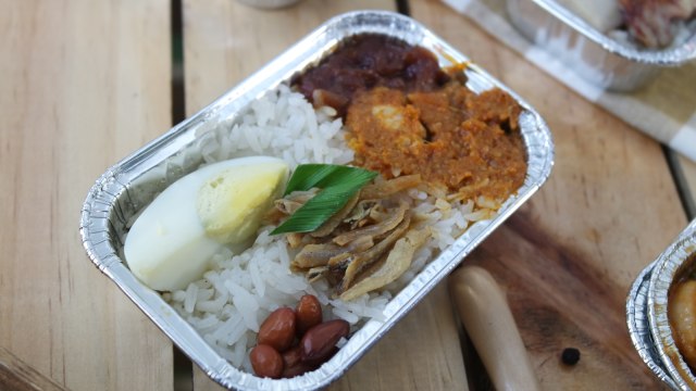 Nasi Lemak dari Malaysia. (Foto: Intan Kemala Sari/kumparan)