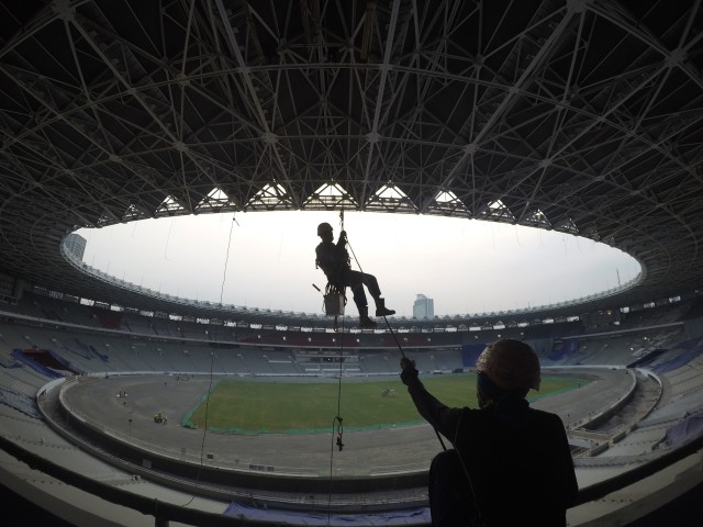 Renovasi Stadion Utama Gelora Bung Karno (Foto: Aditia Noviansyah/kumparan)