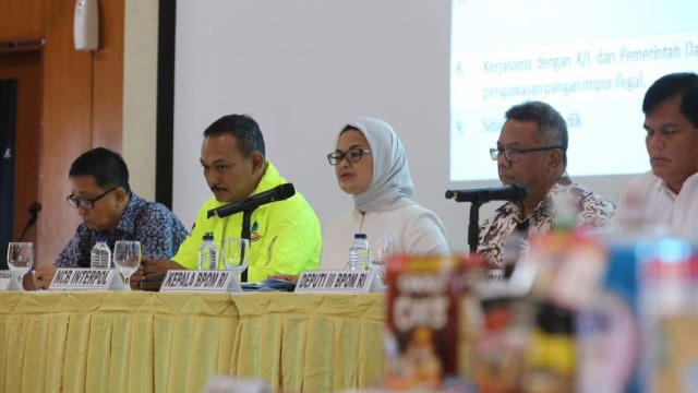 Pengawasan makanan oleh BPOM  (Foto: Dok. Humas BPOM)