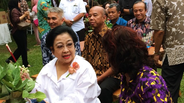 Megawati Soekarnoputri dan Susi Pudjiastuti Foto: Iqra Ardini/kumparan