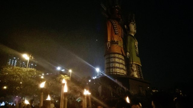 Patung ondel-ondel Kemayoran (Foto: Fahrian Saleh/kumparan)