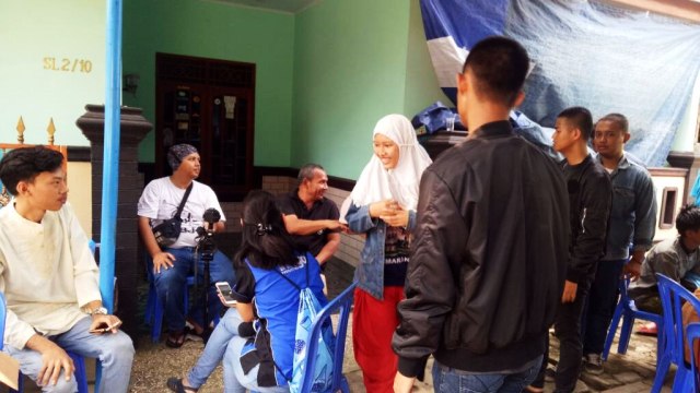 Suasana rumah duka Bripda Ridho. (Foto: Marcia Audita/kumparan)