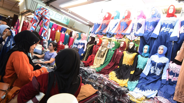 Suasana Pasar Tanah Abang. (Foto: Antara/Akbar Nugroho Gumay)