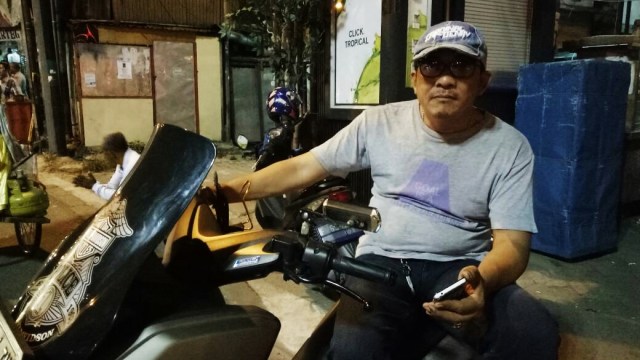 Armin, driver GoJek yang bantu evakuasi korban (Foto: Diah Harni/kumparan)