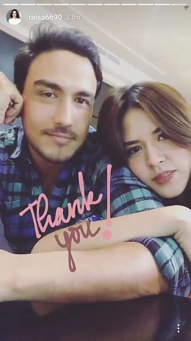 Insta Story Raisa (Foto: Instagram @raisa6690)