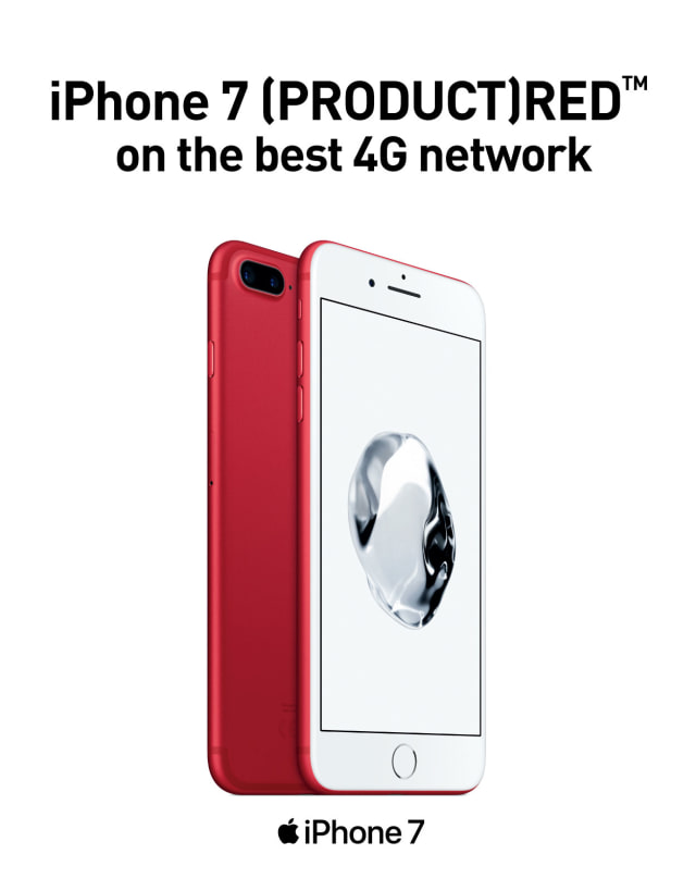 iPhone 7 [PRODUCT] RED (Foto: Smartfren)