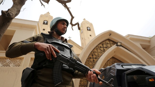 Ilustrasi polisi di Mesir. (Foto: REUTERS/Mohamed Abd El Ghany)