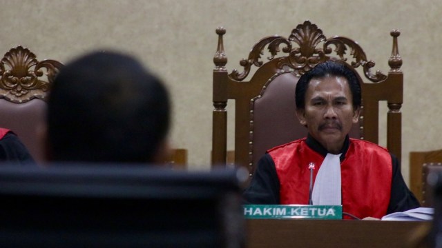 Hakim Ketua Jhon Halasan Butar Butar (Foto: Fanny Kusumawardhani/kumparan)