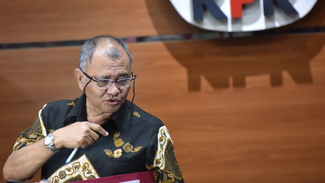 Ketua KPK Agus Rahardjo (Foto:  ANTARA FOTO/Wahyu Putro A)