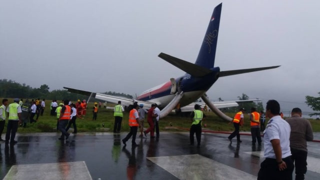 Pesawat Sriwijaya Air Tergelincir di Manokwari (Foto: Dok. Istimewa)